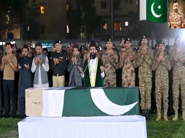 Lt. Col Khalid Hussain Shaheed funeral prayer